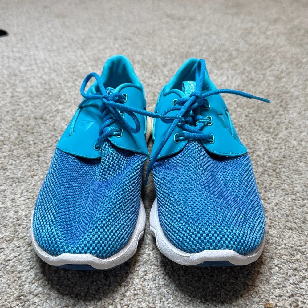 Sperry | 7 Seas 3-eye Boat Shoe in Turquoise Size 8 - Picture 3 of 12